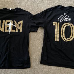 NEW LAFC VELA T-shirt Adult Large