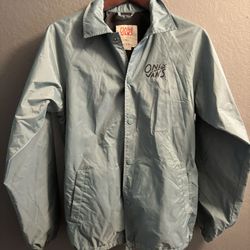 Only VANS Off the Wall Nylon Jacket Size small Midnight Marshes Loon Society 1997