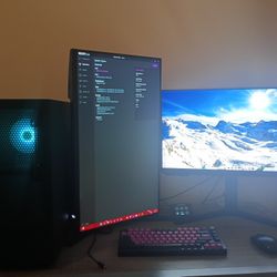 Gaming PC Setup (Dual Monitor)