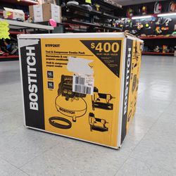 Bostitch 2 Tool Kit Air Compressor BTFP2KIT