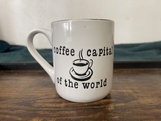 Vintage Seattle Skyline Mug "Coffee Capital of the World"