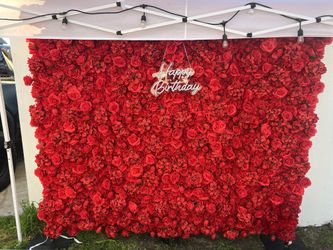 Luxury flower wall 8x8