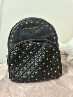 Black Michael Kors Rhinestone Back Pack