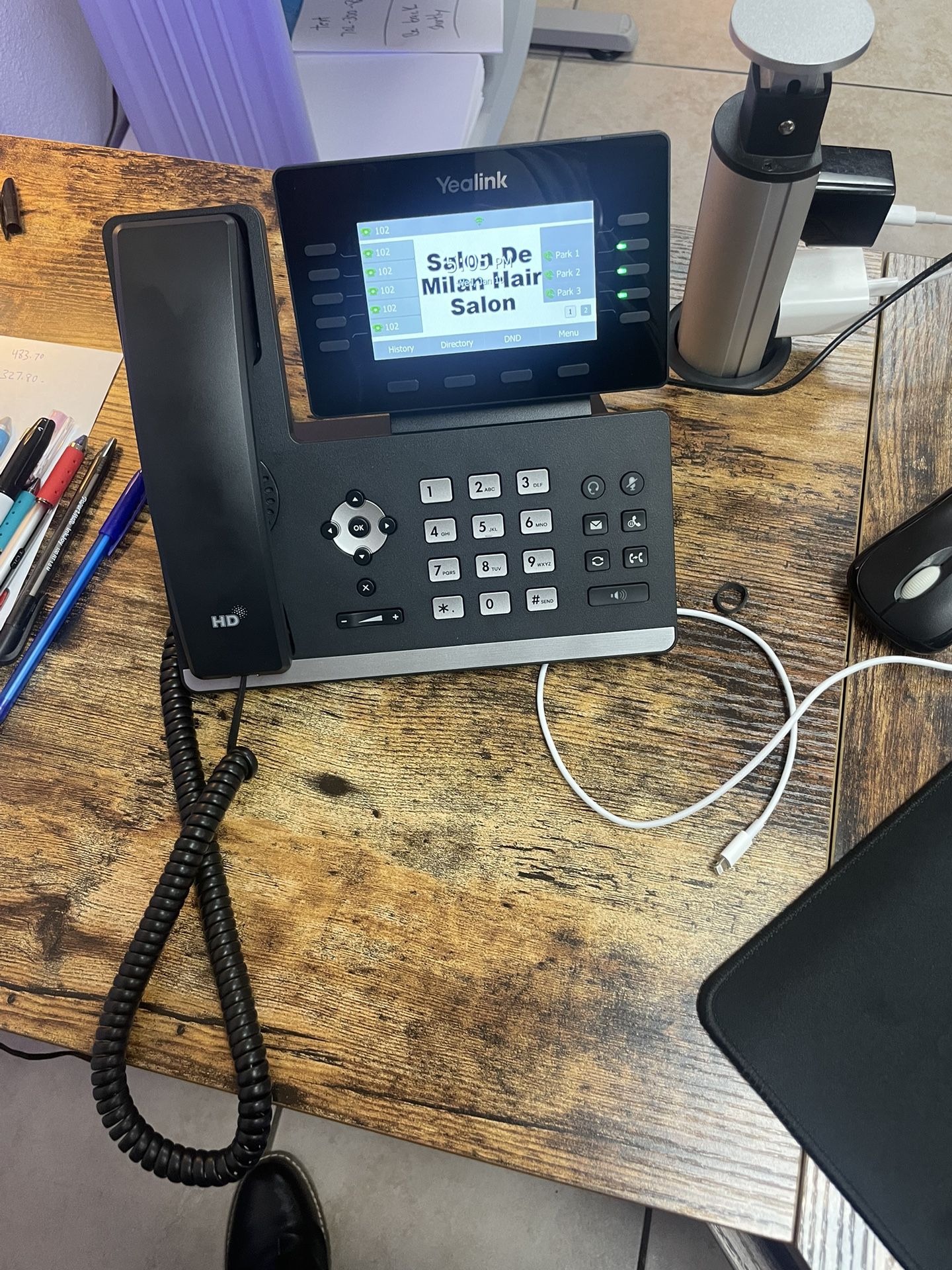 Yealink VOIP Phone - Safe Commercial Pickup Location