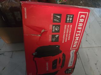CRAFTSMAN Dual Power Tire Inflator with Digital Gauge & Auto Shut-Off
12V DC Car Plug and 120V AC Home Use with Up to 150 PSI, LED Light, Portable Air