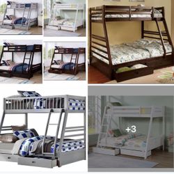 Bunk Bed full and twin not including mattress