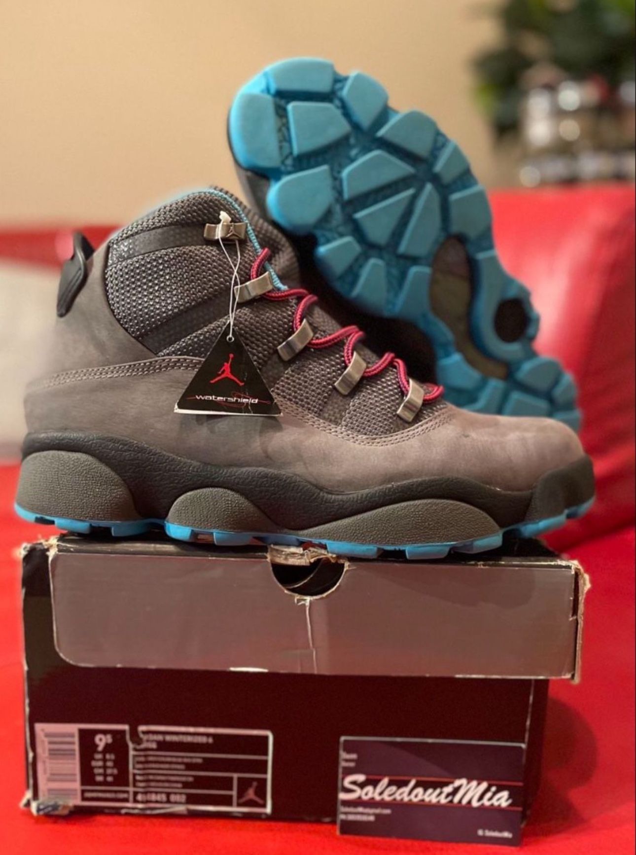 RETRO Nike Air Jordan 6 Rings Winterized BOOT Sz9.5 Reimagined 4 Lost And Found Playoff FOAMPOSITE 1 Bred Shattered Backboard The