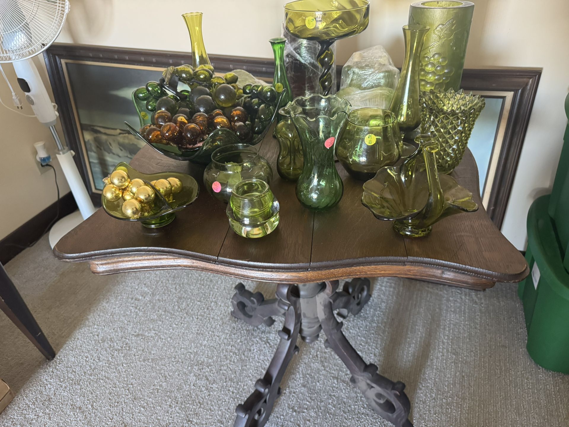 Vintage Green Glass collection!