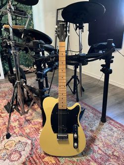 First Act ME302 yellow telecaster electric guitar