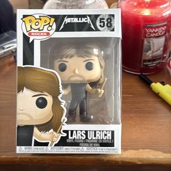 Funko Pop Rocks Metallica Lars Ulrich 58 Heavy Metal Music Collectible Figure