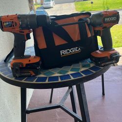 RIDGID  Hammer Drill Driver And Impact Driver