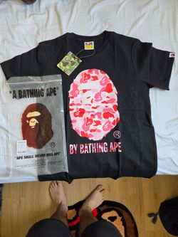 Pink bape tee