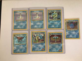 Pokémon Water Cards HOLO/FOIL UNPLAYED MAKE OFFER