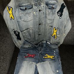 Ice Cream Denim Jean Suit Very Rare
