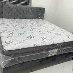 NEW MATTRESS KING SIZE PILLOW TOP WITH BOX SPRING