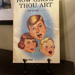 1960 Large Sunday School Teacher Look-n-Learn Hymn Book