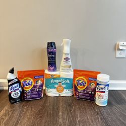 Small Household Bundle with Laundry Pods and Toilet Paper!