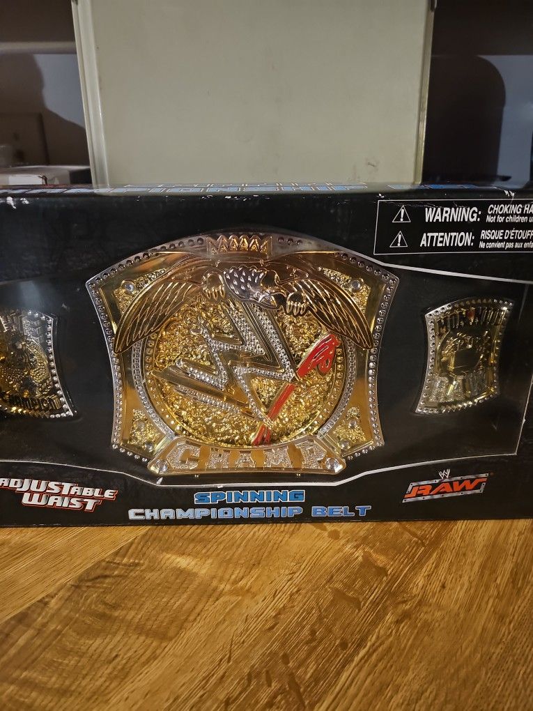 WWE Spinning CHAMPIONSHIP RAW BELT