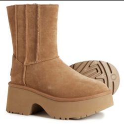UGG Australian Classic Twin Seam, New Height, Boots Suede Size 8