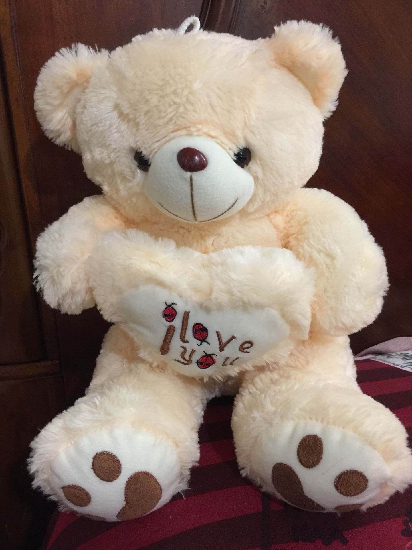 Teddy bear white color