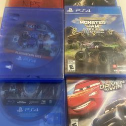 6 PS4 Games Used But Work 
