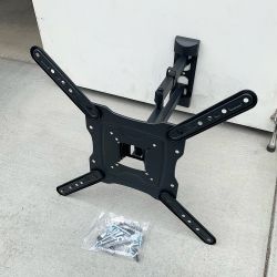 New $19 Full Motion TV Wall Mount for 17-55” TVs Swivel and Tilt Bracket VESA 400x400mm, Max weight 66 Lbs