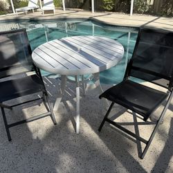 Outdoor Bistro Table Set
