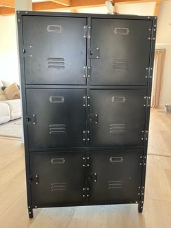 Metal Locker Style Cabinet