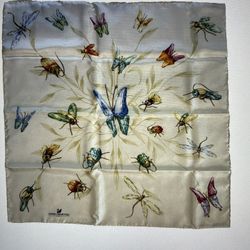 Daniel Swarovski Paris “Bugs Of Paradise”100% Silk Scarf