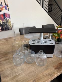 Indoor Hydroponic Garden Kit with Glass Pods