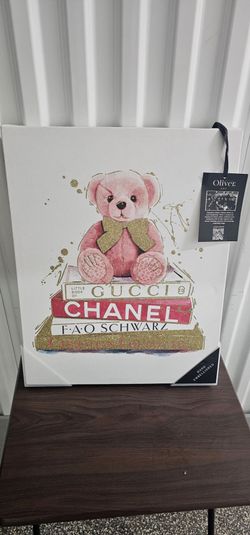 Oliver Art Hand Embellished Canvas Wall Art