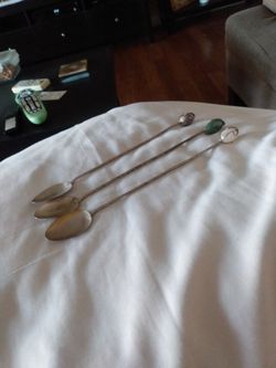 Cute Vintage Boho Iced Tea Spoons