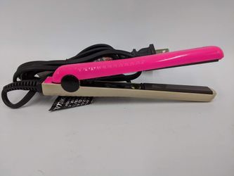 Amika Mighty Mini 1/2" Hair Styler Flat Iron (Neon Pink) NEW