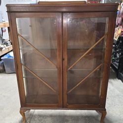 Antique Curio Cabinet 