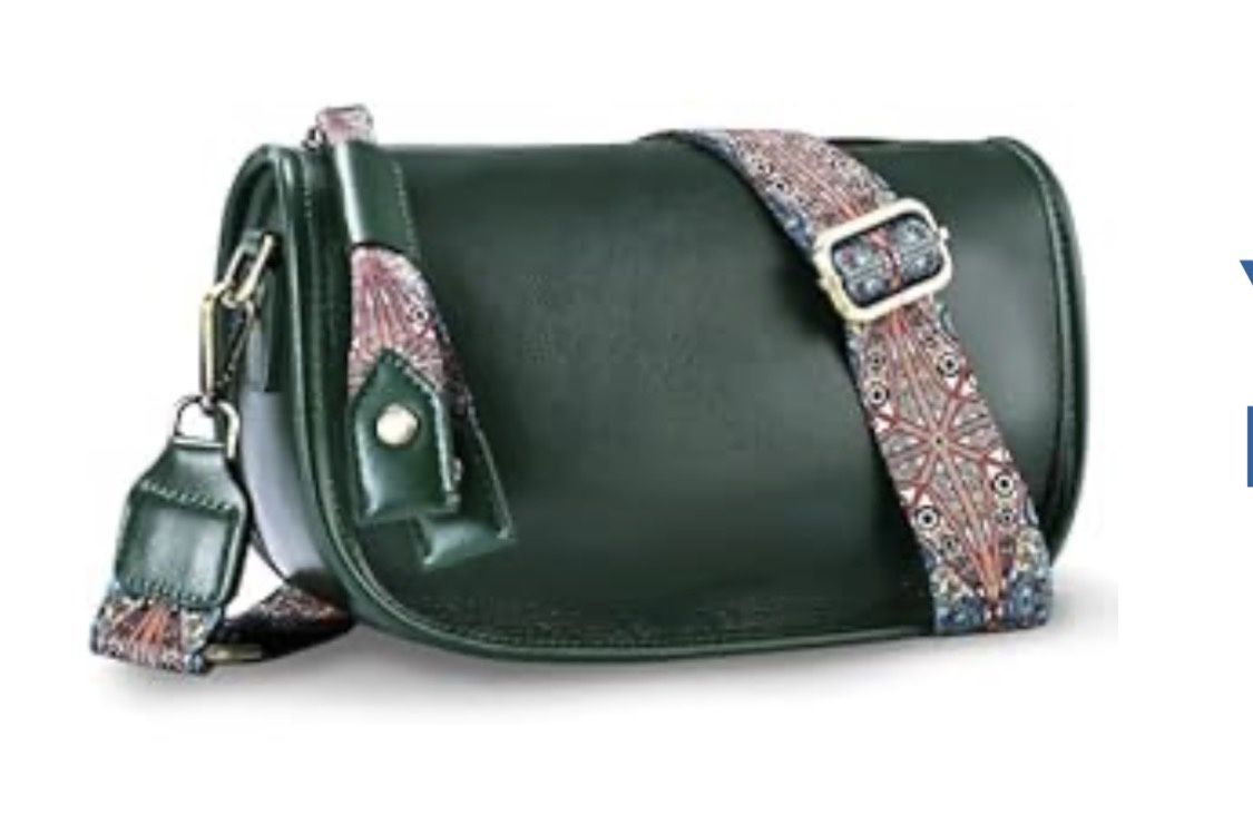 Genuine Leather Crossbody Bag for Women