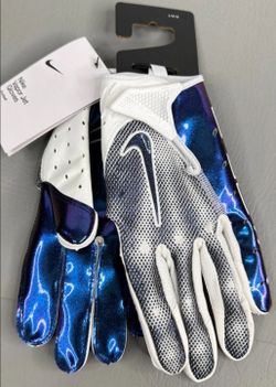 NIKE Vapor Jet 7.0 Football Receiver Gloves Iridescent Purple Men Sizes Small, Medium, Large, XL