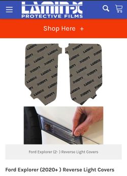 Ford Explorer (2020+ ) Reverse Light Film