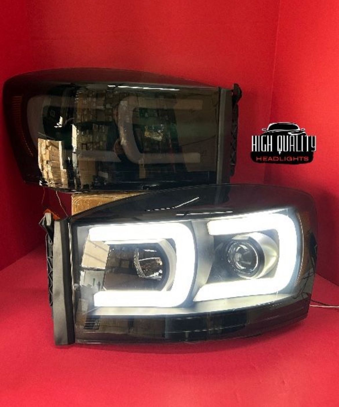 Dodge Ram 2006. 2008 headlights.