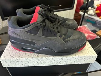 Nike Air Jordan Rm 4 Black Red sz 10