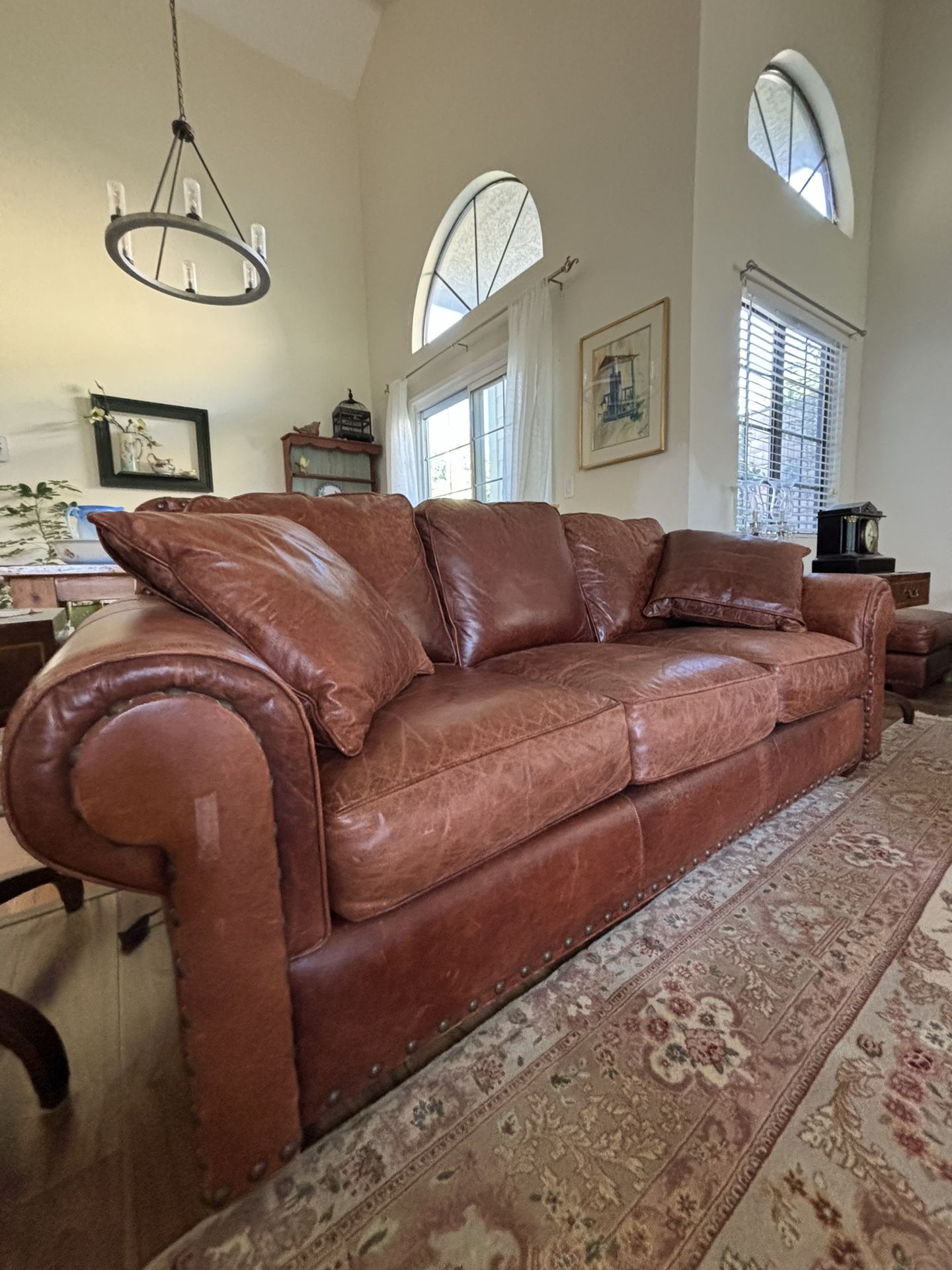 Leather sofa 