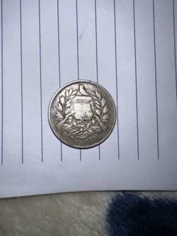 1897 Guatemala Silver Coin Libertad