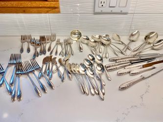 Gorham Lyric Sterling Silver Flatware – 62 Pieces