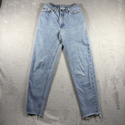 Vintage Levi's 512 90's Mom Jeans Women's 9 M Light Wash Made USA Distress#2336