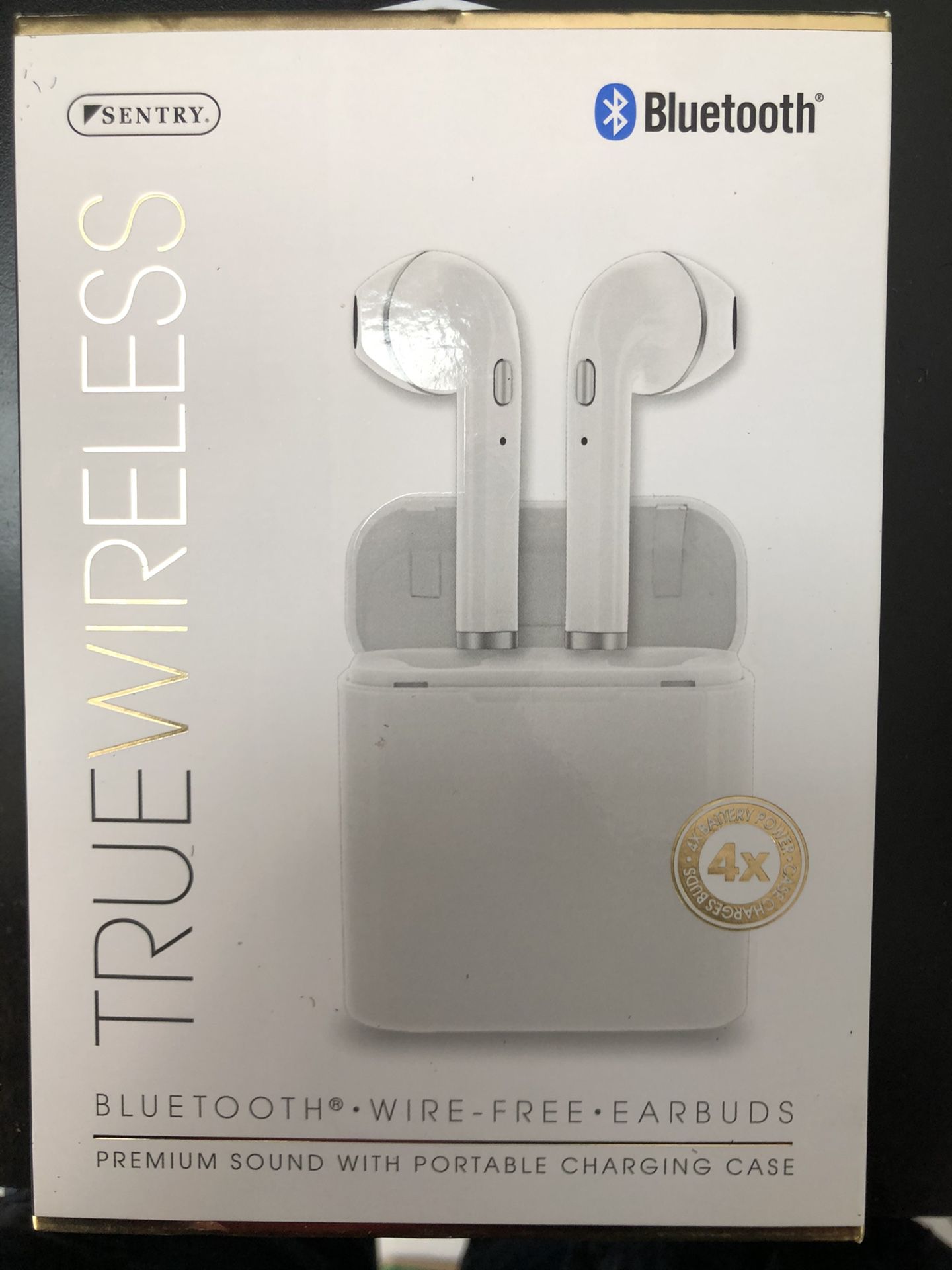 Sentry Wireless Bluetooth Earbuds White One Size