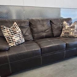 Leather Sofa 