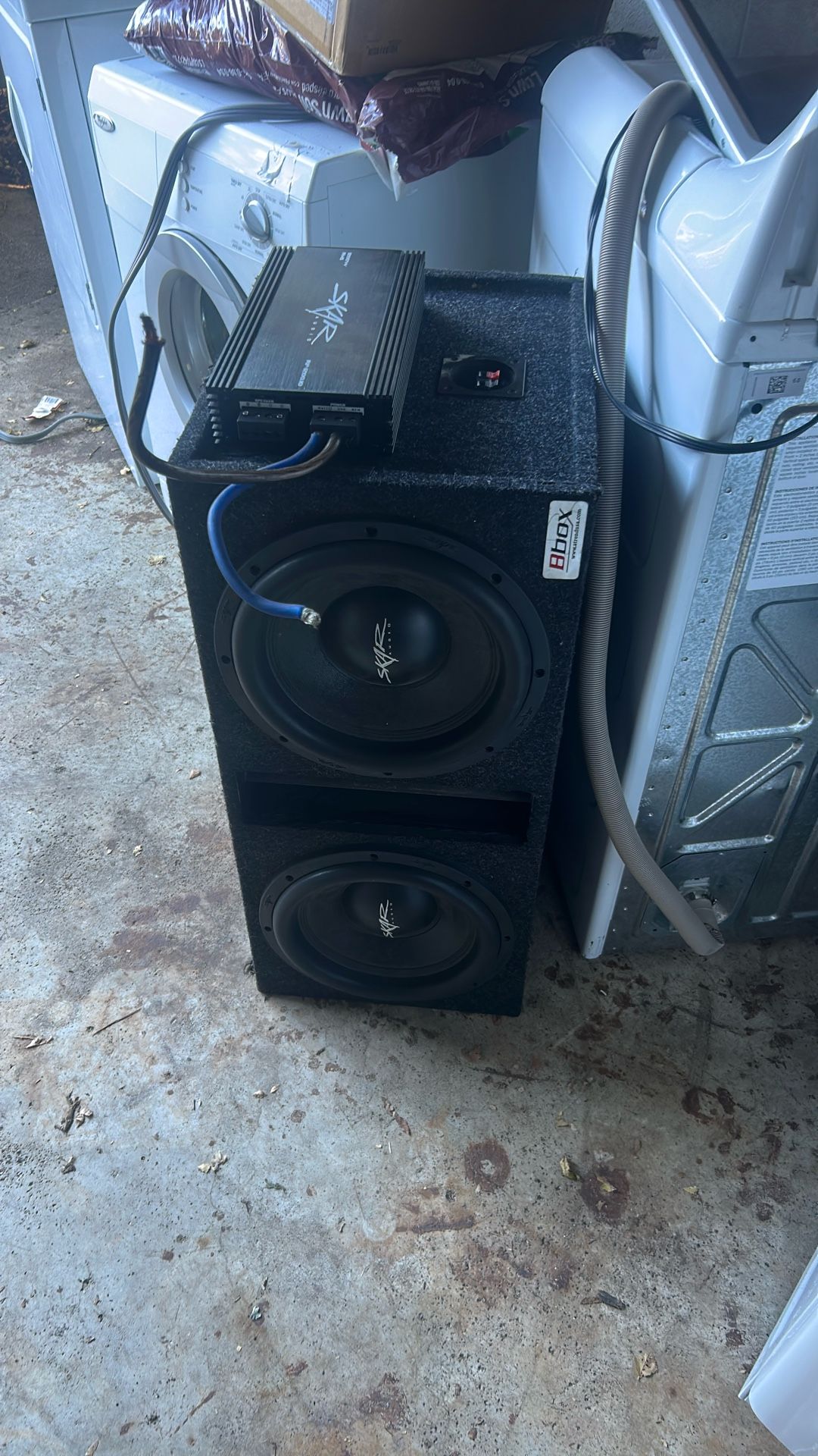 2 Skar 12in  Evo’s And Skar Rp-1200.1d Amp. 