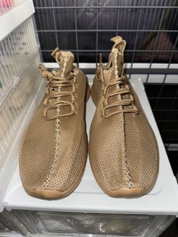 Men's Tan Knit Sneakers – Size 13 (EU 47) – Brand New