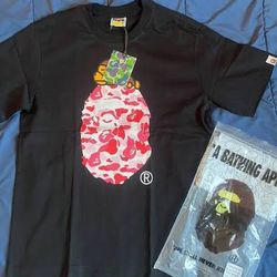 Black bape shirt designer
