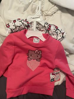 Toddler Hello Kitty Clothes Set 3 Size 2 T