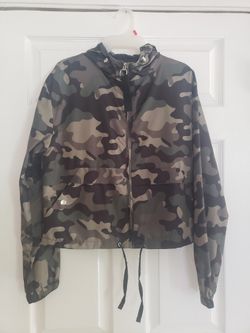 Girls Camo Jacket